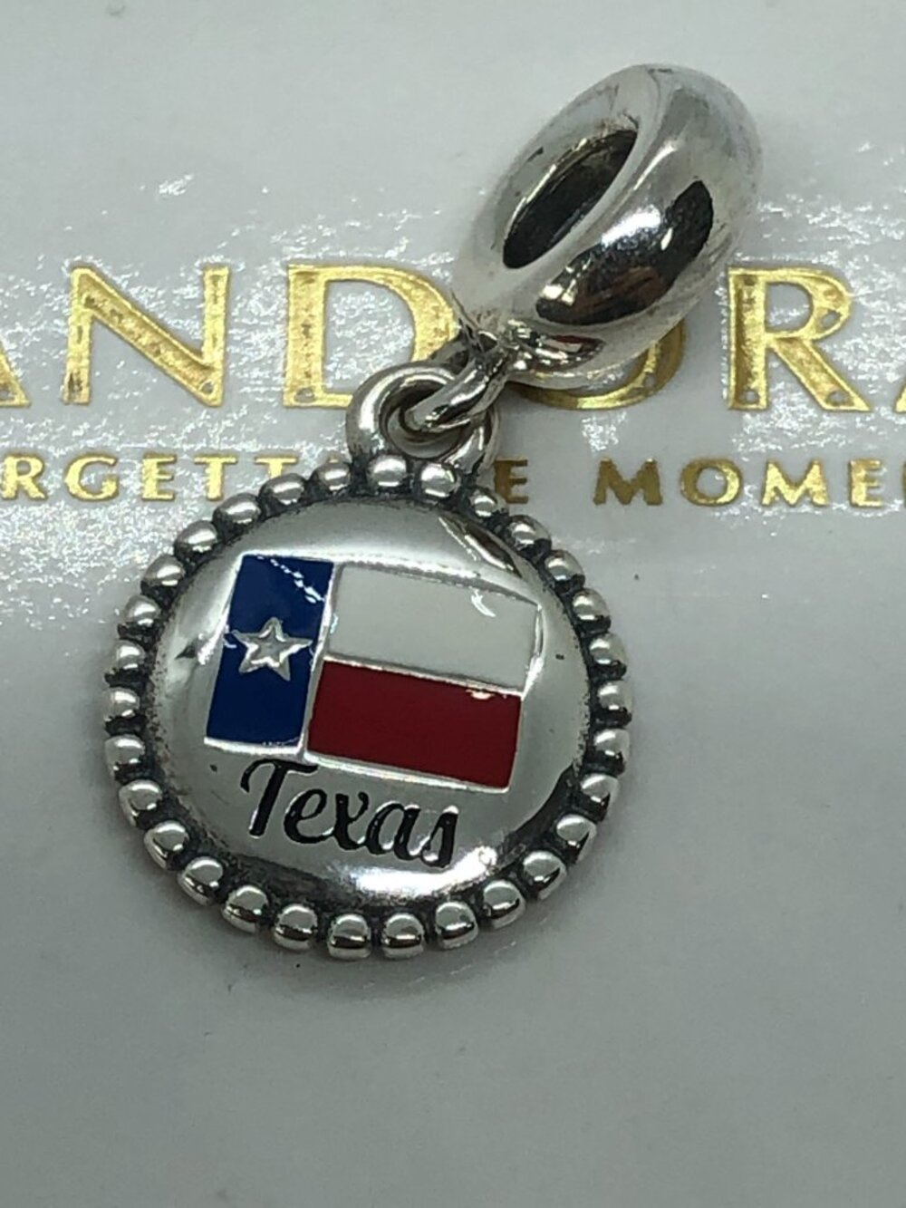 ✨🔥Pandora Texas  Flag Exclusive charm